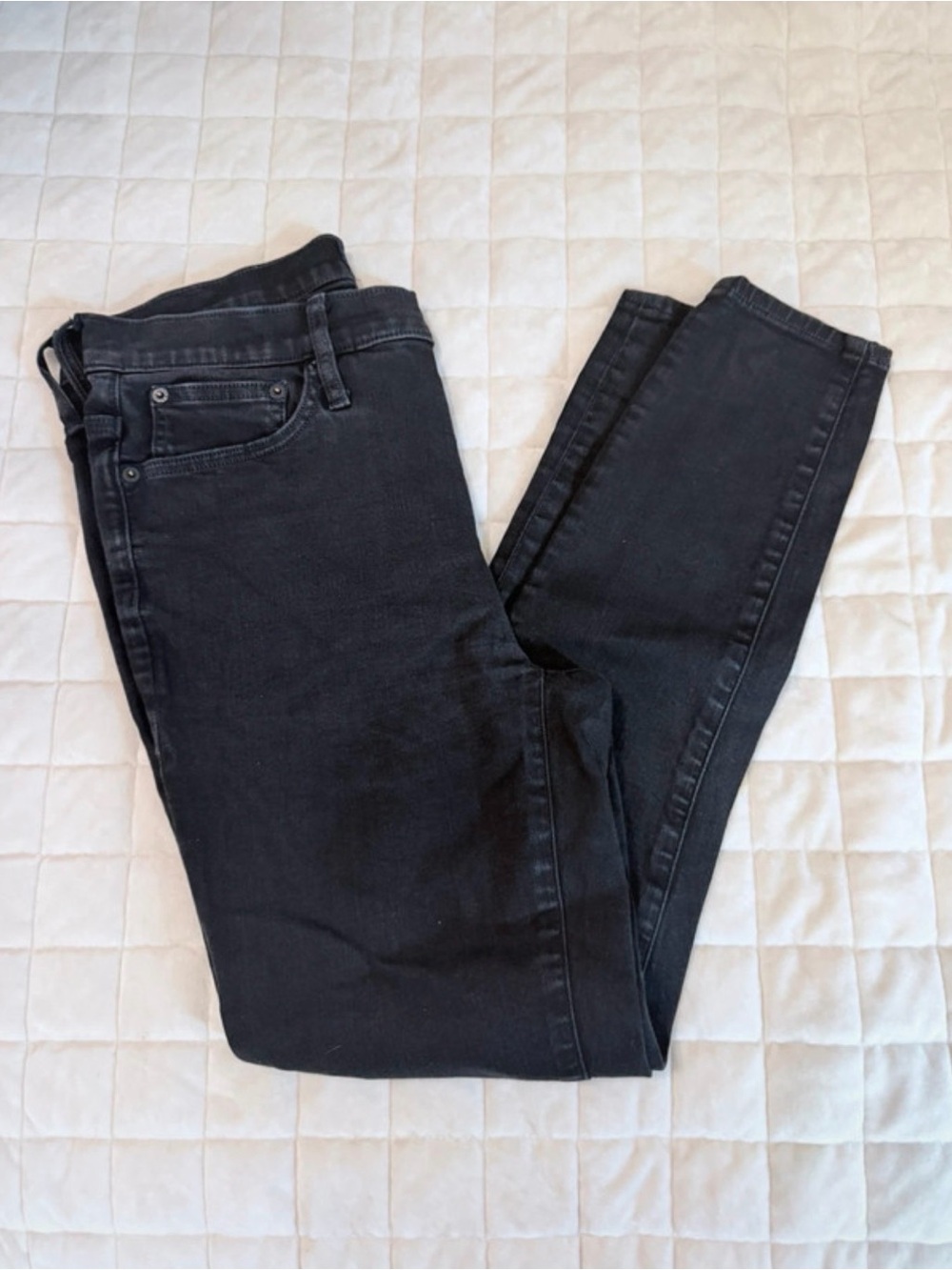 J.Crew Black skinny Jeans size 30 with 9” high rise